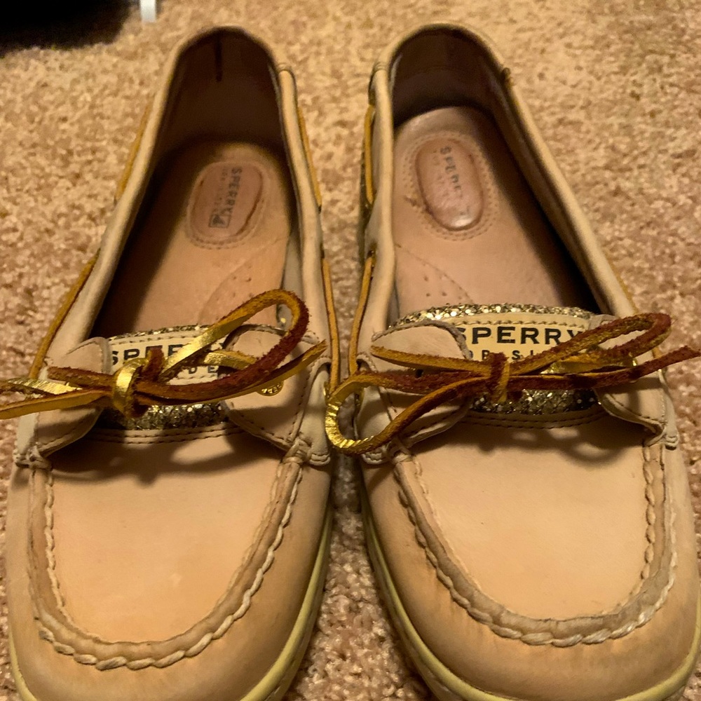 Sperrys gently worn